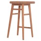 ΣΚΑΜΠΟ ΜΠΑΡ BOLMAR HM18108 ΞΥΛΟ ΤΕΑΚ ΣΕ ΦΥΣΙΚΟ 40.5x44x74Υεκ.