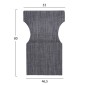 ΜΑΞΙΛΑΡΙ TEXTILENE 600gr/m2 2X1 ΓΚΡΙ ΓΙΑ ΠΟΛΥΘΡΟΝΑ ΣΚΗΝΟΘΕΤΗ HM5272.10 46.5Χ53Χ80Υεκ.