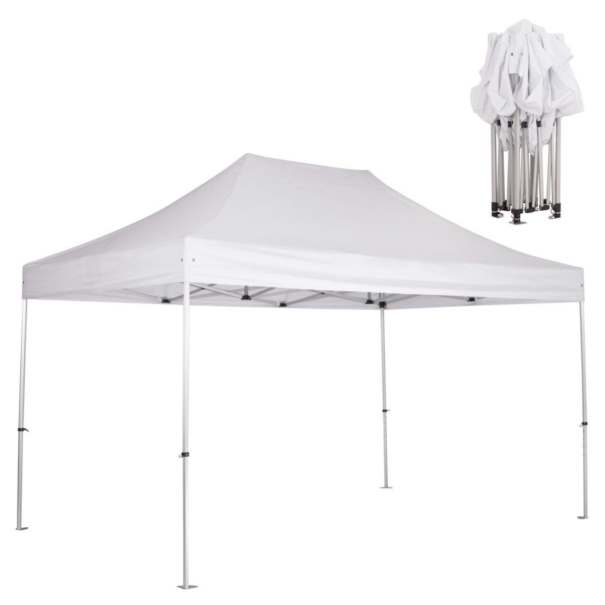 GAZEBO ΕΠΑΓΓΕΛΜΑΤΙΚΟ ΒΑΡΕΩΣ ΤΥΠΟΥ CRESSEN HM6306 ΠΤΥΣΣΟΜΕΝΟ ΑΛΟΥΜΙΝΙΟΥ 3x4,5x3,4Y