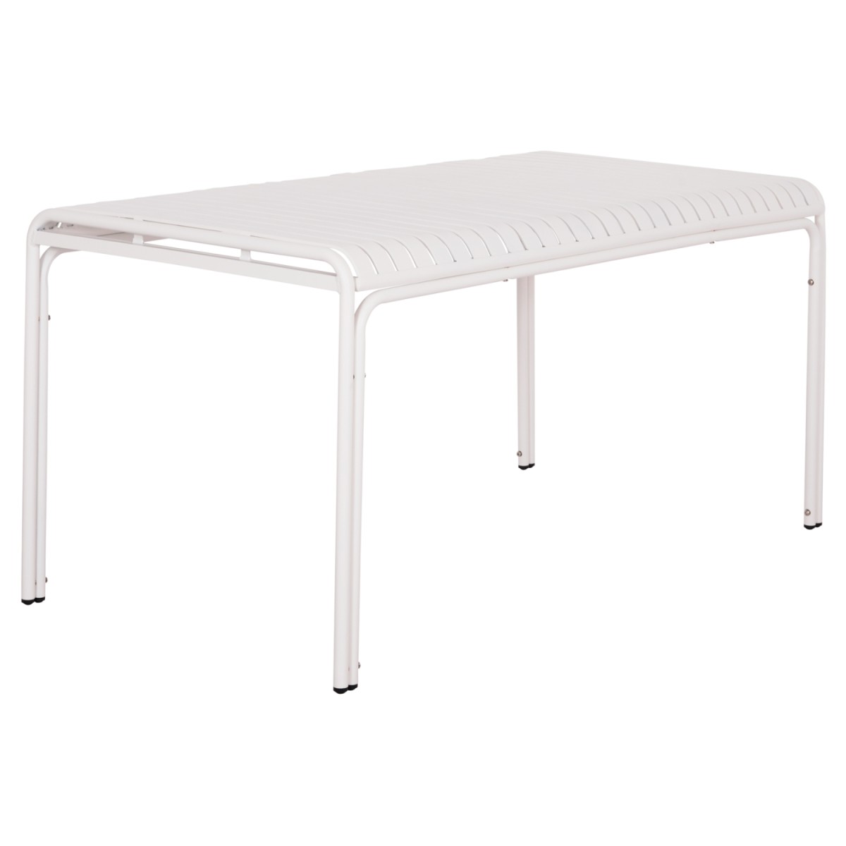 ΤΡΑΠΕΖΙ ΑΛΟΥΜΙΝΙΟΥ RACHEL HM6339.02 ΛΕΥΚΟ 150x80x75Υεκ.