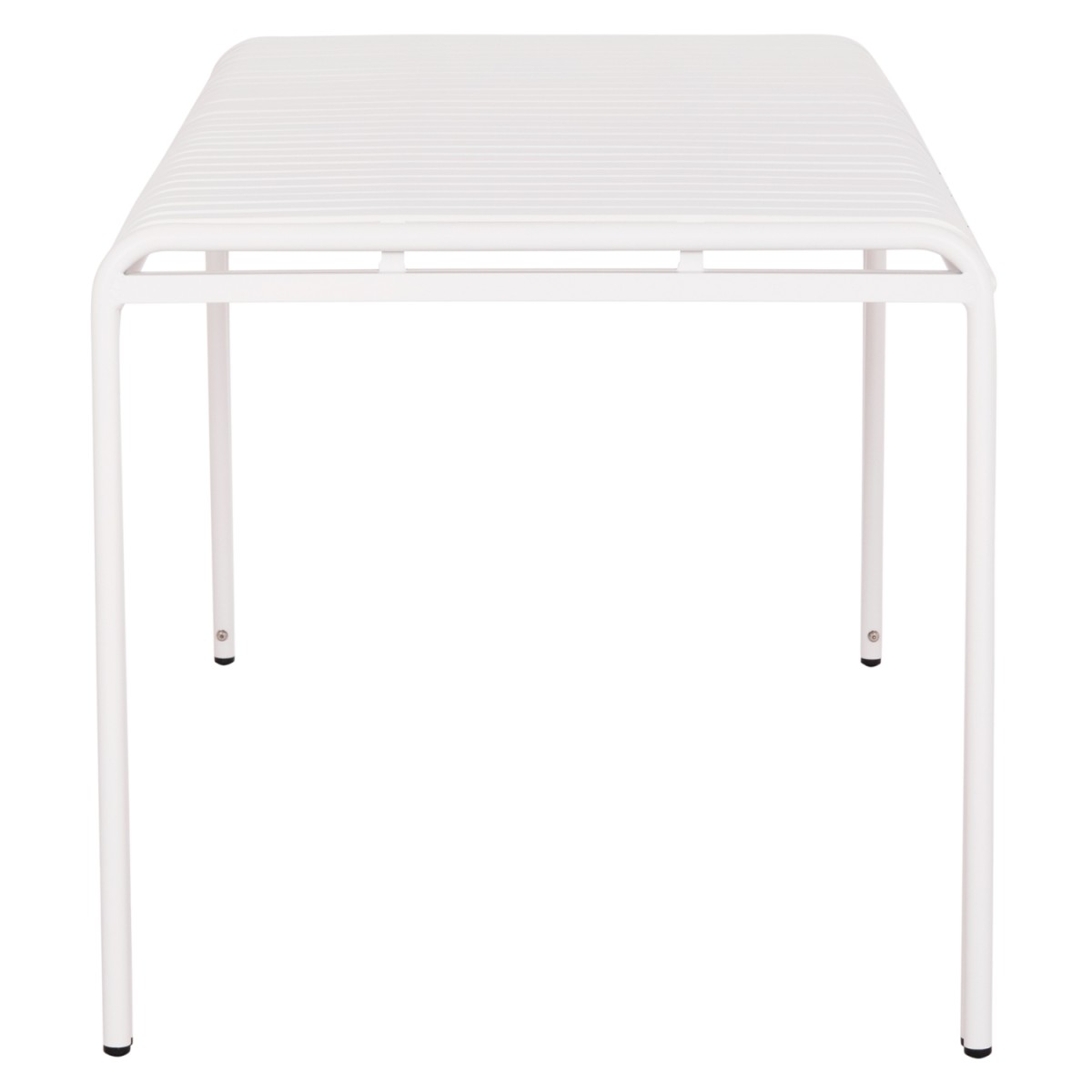 ΤΡΑΠΕΖΙ ΑΛΟΥΜΙΝΙΟΥ RACHEL HM6339.02 ΛΕΥΚΟ 150x80x75Υεκ.