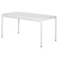 ΤΡΑΠΕΖΙ ΑΛΟΥΜΙΝΙΟΥ RACHEL HM6339.02 ΛΕΥΚΟ 150x80x75Υεκ.