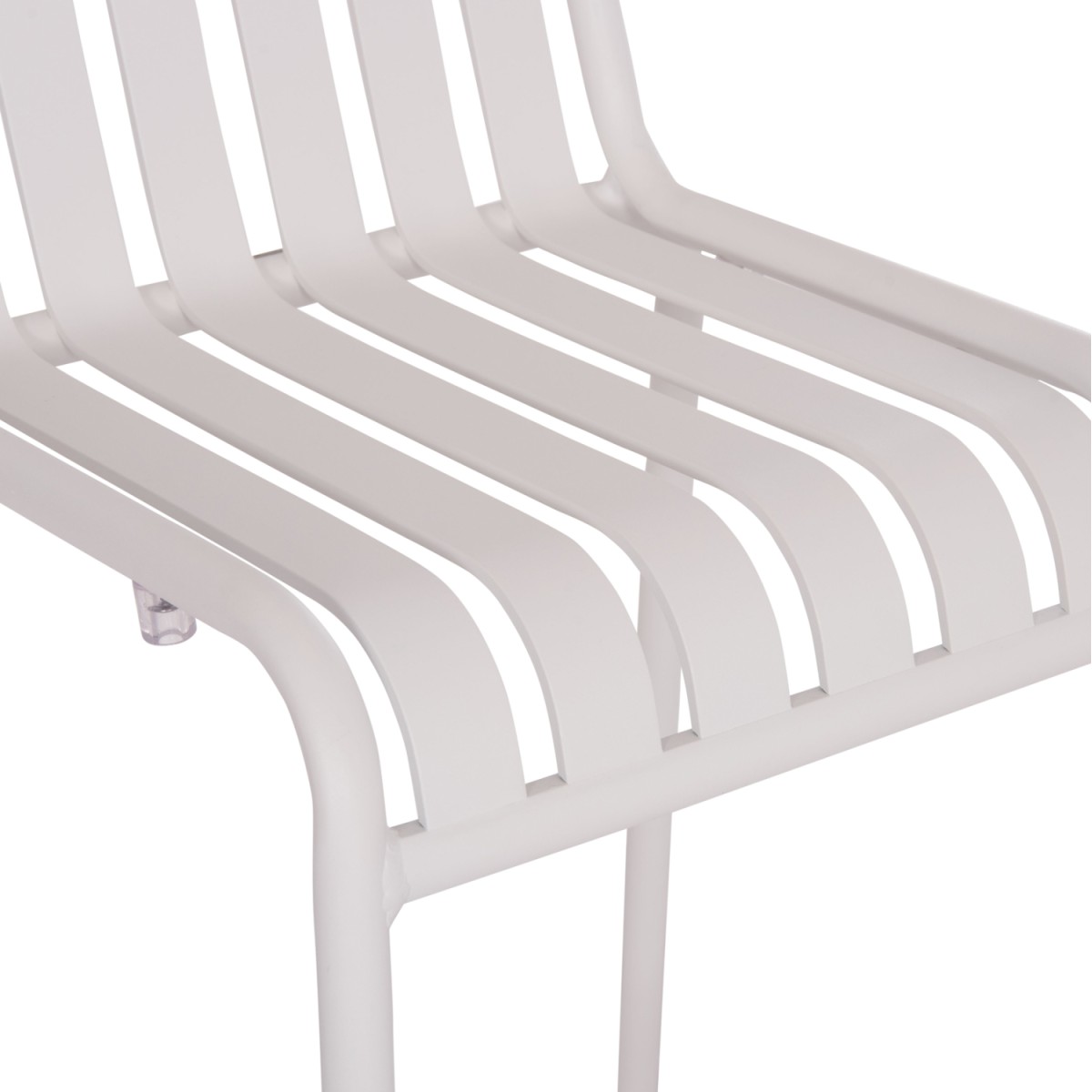 ΣΚΑΜΠΟ ΜΠΑΡ ΑΛΟΥΜΙΝΙΟΥ RACHEL HM6341.02 ΛΕΥΚΟ 47x56,5x98,5Υεκ.