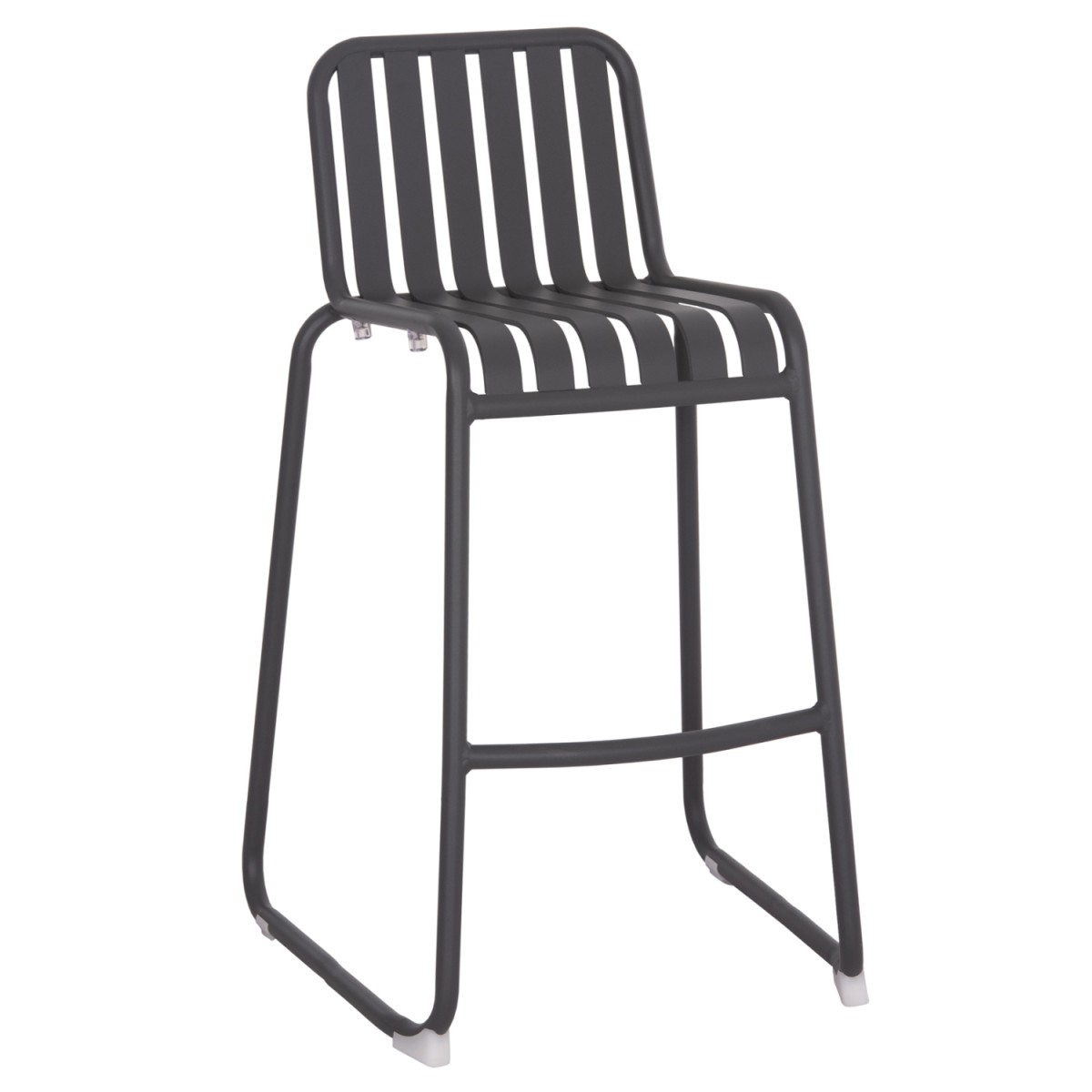 ΣΚΑΜΠΟ ΜΠΑΡ ΑΛΟΥΜΙΝΙΟΥ RACHEL HM6341.01 ΓΚΡΙ 47x56,5x98,5Υεκ.