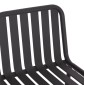 ΣΚΑΜΠΟ ΜΠΑΡ ΑΛΟΥΜΙΝΙΟΥ RACHEL HM6341.01 ΓΚΡΙ 47x56,5x98,5Υεκ.