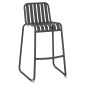 ΣΚΑΜΠΟ ΜΠΑΡ ΑΛΟΥΜΙΝΙΟΥ RACHEL HM6341.01 ΓΚΡΙ 47x56,5x98,5Υεκ.