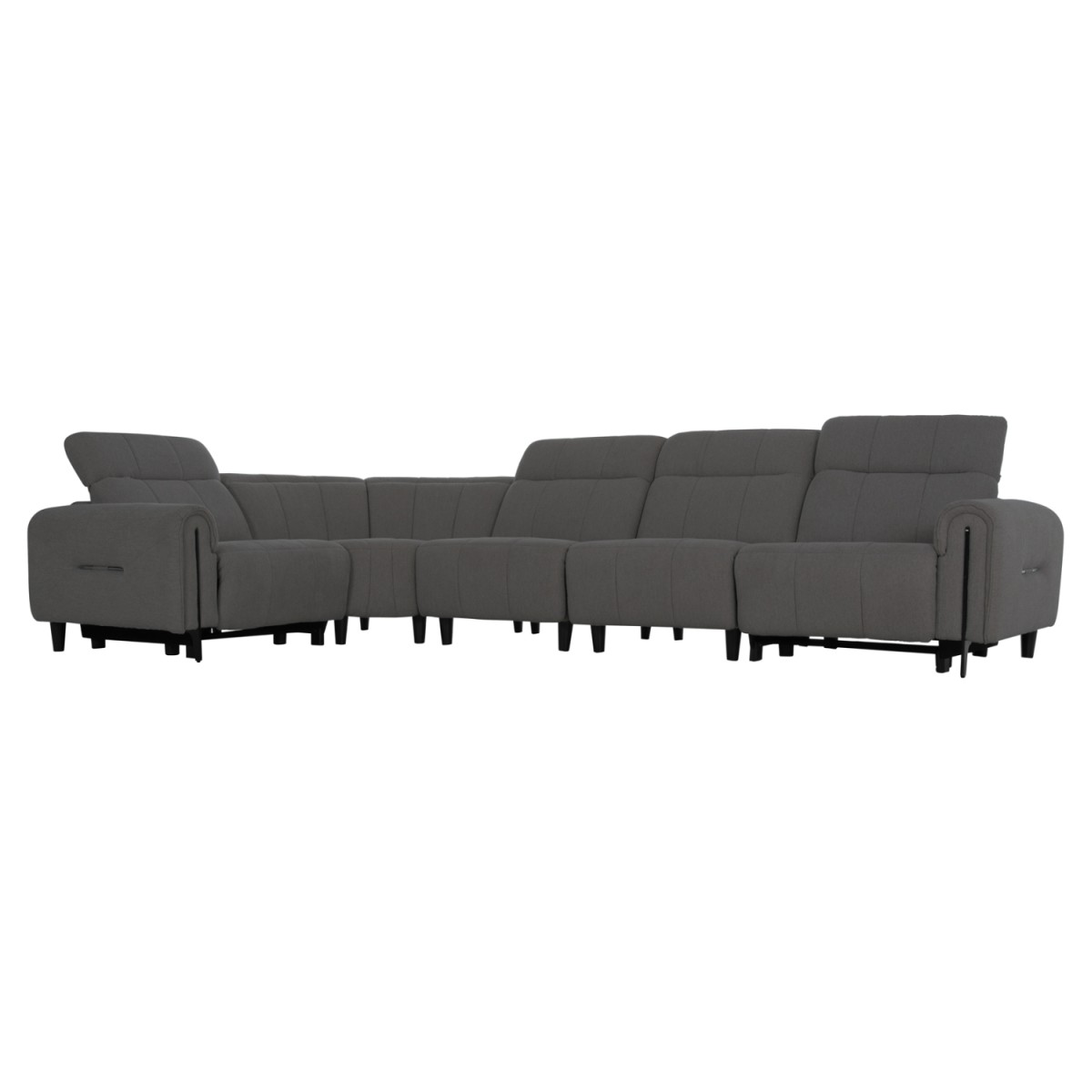 ΓΩΝΙΑΚΟΣ ΚΑΝΑΠΕΣ ΜΕ RECLINE ORACLE HM3290.01 ΓΚΡΙ ΥΦΑΣΜΑ 260x260x90(κάθισμα)x94Υεκ.