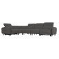 ΓΩΝΙΑΚΟΣ ΚΑΝΑΠΕΣ ΜΕ RECLINE ORACLE HM3290.01 ΓΚΡΙ ΥΦΑΣΜΑ 260x260x90(κάθισμα)x94Υεκ.