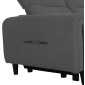 ΓΩΝΙΑΚΟΣ ΚΑΝΑΠΕΣ ΜΕ RECLINE ORACLE HM3290.01 ΓΚΡΙ ΥΦΑΣΜΑ 260x260x90(κάθισμα)x94Υεκ.