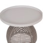 ΣΕΤ ΣΑΛΟΝΙ 5ΤΜΧ DRISCOLL ΗM6473.02 IVORY ΑΛΟΥΜΙΝΙΟ--ΜΠΕΖ ΣΧΟΙΝΙ & OLEFIN ΥΦΑΣΜΑ