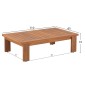 ΣΕΤ ΣΑΛΟΝΙ LOUNGE 4ΤΜΧ MIREX HM6521 ΞΥΛΟ ΑΚΑΚΙΑΣ--ΠΟΛΥΕΣΤΕΡΙΚΑ ΜΑΞΙΛΑΡΙΑ ΕΚΡΟΥ