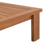 ΣΕΤ ΣΑΛΟΝΙ LOUNGE 4ΤΜΧ MIREX HM6521 ΞΥΛΟ ΑΚΑΚΙΑΣ--ΠΟΛΥΕΣΤΕΡΙΚΑ ΜΑΞΙΛΑΡΙΑ ΕΚΡΟΥ