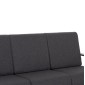 ΣΕΤ ΣΑΛΟΝΙ 4ΤΜΧ LAITH HM6551.01 ΑΛΟΥΜΙΝΙΟ & ΜΑΞΙΛΑΡΙΑ ΓΚΡΙ