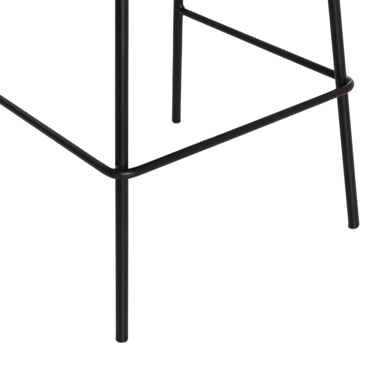 ΣΚΑΜΠΟ ΜΠΑΡ VINCENT HM9298.24 ΜΕΣΑΙΟΥ ΥΨΟΥΣ-ΜΑΥΡΟ ΥΦΑΣΜΑ-ΜΕΤΑΛΛΙΚΑ ΠΟΔΙΑ 43x50x92,5Υεκ