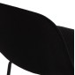 ΣΚΑΜΠΟ ΜΠΑΡ VINCENT HM9298.24 ΜΕΣΑΙΟΥ ΥΨΟΥΣ-ΜΑΥΡΟ ΥΦΑΣΜΑ-ΜΕΤΑΛΛΙΚΑ ΠΟΔΙΑ 43x50x92,5Υεκ