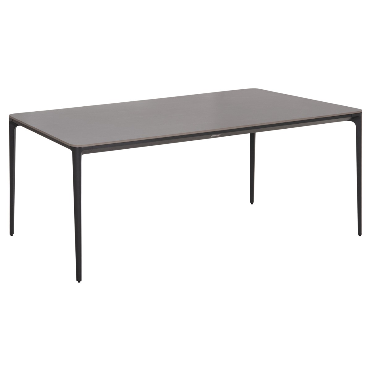 ΤΡΑΠΕΖΙ ΤΡΑΠΕΖΑΡΙΑΣ STAD HM6557.01 ΓΚΡΙ ΑΛΟΥΜΙΝΙΟ & SINTERED STONE TOP 180x90x74Υεκ
