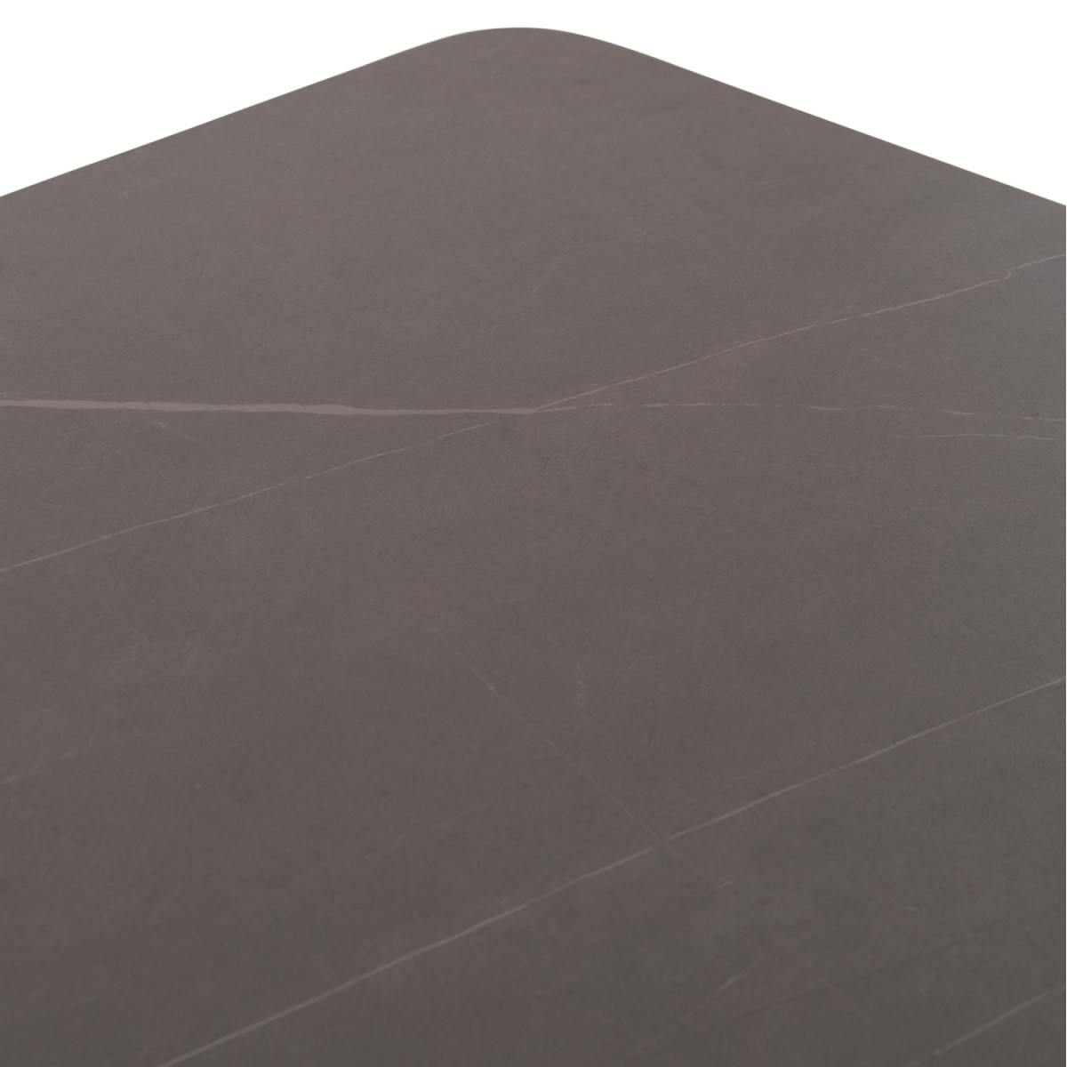 ΤΡΑΠΕΖΙ ΤΡΑΠΕΖΑΡΙΑΣ STAD HM6557.01 ΓΚΡΙ ΑΛΟΥΜΙΝΙΟ & SINTERED STONE TOP 180x90x74Υεκ