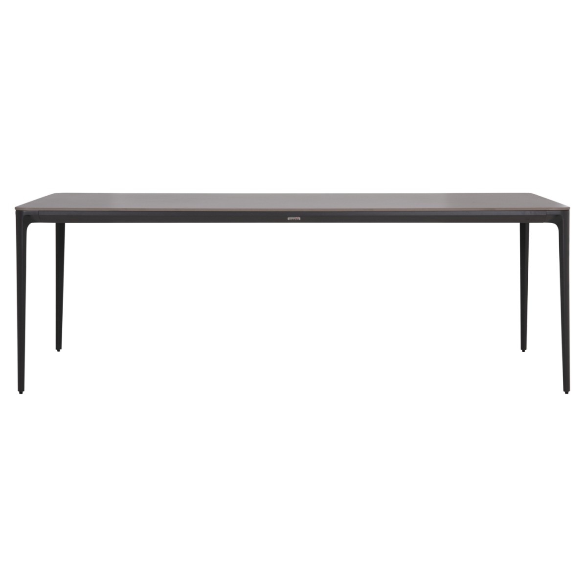 ΤΡΑΠΕΖΙ ΤΡΑΠΕΖΑΡΙΑΣ STAD HM6558.01 ΓΚΡΙ ΑΛΟΥΜΙΝΙΟ & SINTERED STONE TOP 220x100x74Υεκ
