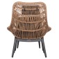 ΠΟΛΥΘΡΟΝΑ LOUNGE ΜΕ ΥΠΟΠΟΔΙΟ REMVAZZO HM6561.01 ΑΛΟΥΜΙΝΙΟ ΓΚΡΙ--WICKER 90x85x96Υεκ