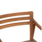 ΠΟΛΥΘΡΟΝΑ ΤΡΑΠΕΖΑΡΙΑΣ ROBIN HM18351 ΞΥΛΟ TEAK & ΣΧΟΙΝΙ VIRO ΦΥΣΙΚΟ 53,5x60x78Υεκ