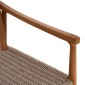 ΠΟΛΥΘΡΟΝΑ ΤΡΑΠΕΖΑΡΙΑΣ ROBIN HM18351 ΞΥΛΟ TEAK & ΣΧΟΙΝΙ VIRO ΦΥΣΙΚΟ 53,5x60x78Υεκ