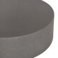 ΤΡΑΠΕΖΙ ΜΕΣΗΣ FIBER CEMENT ΣΤΡΟΓΓΥΛΟ KYOKO HM6579.01 ΓΚΡΙ Φ90x30Υεκ.