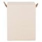ΣΚΑΜΠΟ ΤΕΤΡΑΓΩΝΟ FIBER CEMENT ΜΕ ΧΕΡΟΥΛΙΑ ZAK HM6581.02 ΣΕ ΜΠΕΖ 36x36x45,5Υεκ
