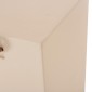 ΣΚΑΜΠΟ ΤΕΤΡΑΓΩΝΟ FIBER CEMENT ΜΕ ΧΕΡΟΥΛΙΑ ZAK HM6581.02 ΣΕ ΜΠΕΖ 36x36x45,5Υεκ