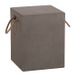 ΣΚΑΜΠΟ ΤΕΤΡΑΓΩΝΟ FIBER CEMENT ΜΕ ΧΕΡΟΥΛΙΑ ZAK HM6581.01 ΣΕ ΓΚΡΙ 36x36x45.5Υεκ