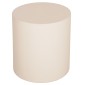 ΤΡΑΠΕΖΙ ΒΟΗΘΗΤΙΚΟ FIBER CEMENT ΣΤΡΟΓΓΥΛΟ KYOKO HM6592.02 ΜΠΕΖ Φ40x43Υεκ.