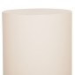 ΤΡΑΠΕΖΙ ΒΟΗΘΗΤΙΚΟ FIBER CEMENT ΣΤΡΟΓΓΥΛΟ KYOKO HM6592.02 ΜΠΕΖ Φ40x43Υεκ.