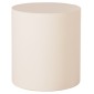 ΤΡΑΠΕΖΙ ΒΟΗΘΗΤΙΚΟ FIBER CEMENT ΣΤΡΟΓΓΥΛΟ KYOKO HM6592.02 ΜΠΕΖ Φ40x43Υεκ.