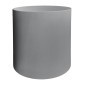 ΤΡΑΠΕΖΙ ΒΟΗΘΗΤΙΚΟ FIBER CEMENT ΣΤΡΟΓΓΥΛΟ KYOKO HM6592.01 ΓΚΡΙ Φ40x43Υεκ.