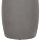 ΤΡΑΠΕΖΙ ΒΟΗΘΗΤΙΚΟ FIBER CEMENT ΣΤΡΟΓΓΥΛΟ HIKARI HM6593.01 ΓΚΡΙ Φ46x48Υεκ.