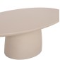 ΤΡΑΠΕΖΙ ΣΑΛΟΝΙΟΥ FIBER CEMENT ΟΒΑΛ BRECCAN HM6594.02 ΜΠΕΖ 130x70x42Υεκ