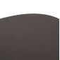 ΤΡΑΠΕΖΙ ΣΑΛΟΝΙΟΥ FIBER CEMENT ΟΒΑΛ BRECCAN HM6594.01 ΓΚΡΙ 130x70x42Υεκ