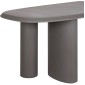 ΤΡΑΠΕΖΙ ΤΡΑΠΕΖΑΡΙΑΣ FIBER CEMENT ΟΒΑΛ GLEN HM6598.01 ΓΚΡΙ 260x95x75Υεκ