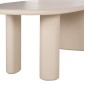 ΤΡΑΠΕΖΙ ΤΡΑΠΕΖΑΡΙΑΣ FIBER CEMENT ΟΒΑΛ VOLPE HM6599.02 ΜΠΕΖ 240x106x75Υεκ