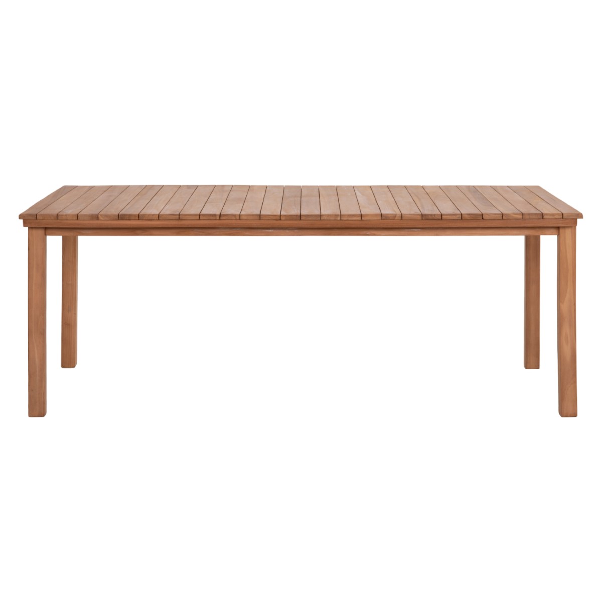 ΤΡΑΠΕΖΙ ΟΡΘΟΓΩΝΙΟ FINTO HM6616 ΞΥΛΟ TEAK--ΦΥΣΙΚΟ 200x100x75Υεκ.