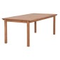 ΤΡΑΠΕΖΙ ΟΡΘΟΓΩΝΙΟ FINTO HM6616 ΞΥΛΟ TEAK--ΦΥΣΙΚΟ 200x100x75Υεκ.