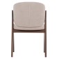 ΚΑΡΕΚΛΑ HANA HM9746.11 RUBBERWOOD ΣΕ ΚΑΡΥΔΙ ΧΡΩΜΑ-ΜΠΕΖ ΥΦΑΣΜΑ 55,5x60x85Yεκ.