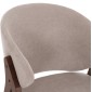 ΚΑΡΕΚΛΑ HANA HM9746.11 RUBBERWOOD ΣΕ ΚΑΡΥΔΙ ΧΡΩΜΑ-ΜΠΕΖ ΥΦΑΣΜΑ 55,5x60x85Yεκ.