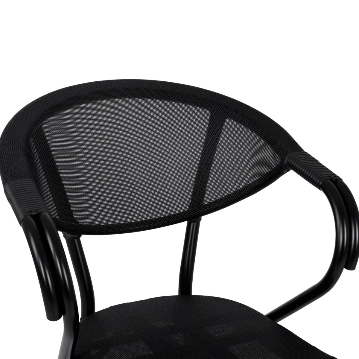 ΠΟΛΥΘΡΟΝΑ ΑΛΟΥΜΙΝΙΟΥ CLAY BAMBOO LOOK ΜΑΥΡΗ ΜΕ TEXTLINE HM5025.02 59x60x82 cm
