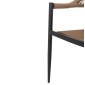 ΠΟΛΥΘΡΟΝΑ ΑΛΟΥΜΙΝΙΟΥ HM5854.02 ΑΝΘΡΑΚΙ PΕ RATTAN ΜΠΕΖ 55.5x58.5x78 εκ.