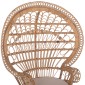 ΠΟΛΥΘΡΟΝΑ ROYAL PEACOCK Β' ΔΙΑΛΟΓΗΣ HM9342 RATTAN ΣΕ ΦΥΣΙΚΟ 114x72x150Yεκ.
