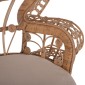 ΠΟΛΥΘΡΟΝΑ ROYAL PEACOCK Β' ΔΙΑΛΟΓΗΣ HM9342 RATTAN ΣΕ ΦΥΣΙΚΟ 114x72x150Yεκ.