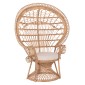 ΠΟΛΥΘΡΟΝΑ ROYAL PEACOCK Β' ΔΙΑΛΟΓΗΣ HM9342 RATTAN ΣΕ ΦΥΣΙΚΟ 114x72x150Yεκ.