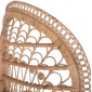 ΠΟΛΥΘΡΟΝΑ ROYAL PEACOCK Β' ΔΙΑΛΟΓΗΣ HM9342 RATTAN ΣΕ ΦΥΣΙΚΟ 114x72x150Yεκ.