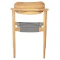 ΠΟΛΥΘΡΟΝΑ OSLO HM9636.08 ΞΥΛΟ TEAK ΦΥΣΙΚΟ & ΣΧΟΙΝΙ--B’ΔΙΑΛΟΓΗΣ 55x54x80Yεκ.