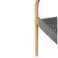 ΠΟΛΥΘΡΟΝΑ OSLO HM9636.08 ΞΥΛΟ TEAK ΦΥΣΙΚΟ & ΣΧΟΙΝΙ--B’ΔΙΑΛΟΓΗΣ 55x54x80Yεκ.